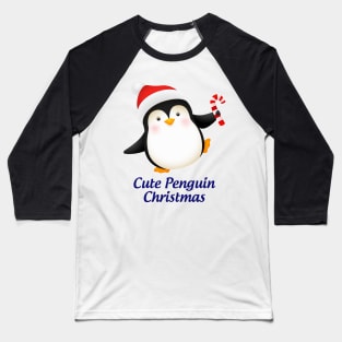 Cute Penguin christmas Baseball T-Shirt